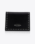 Sol Sana Leather Cardcase | Black/Silver