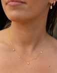 Celestial Charm Necklace in Gold