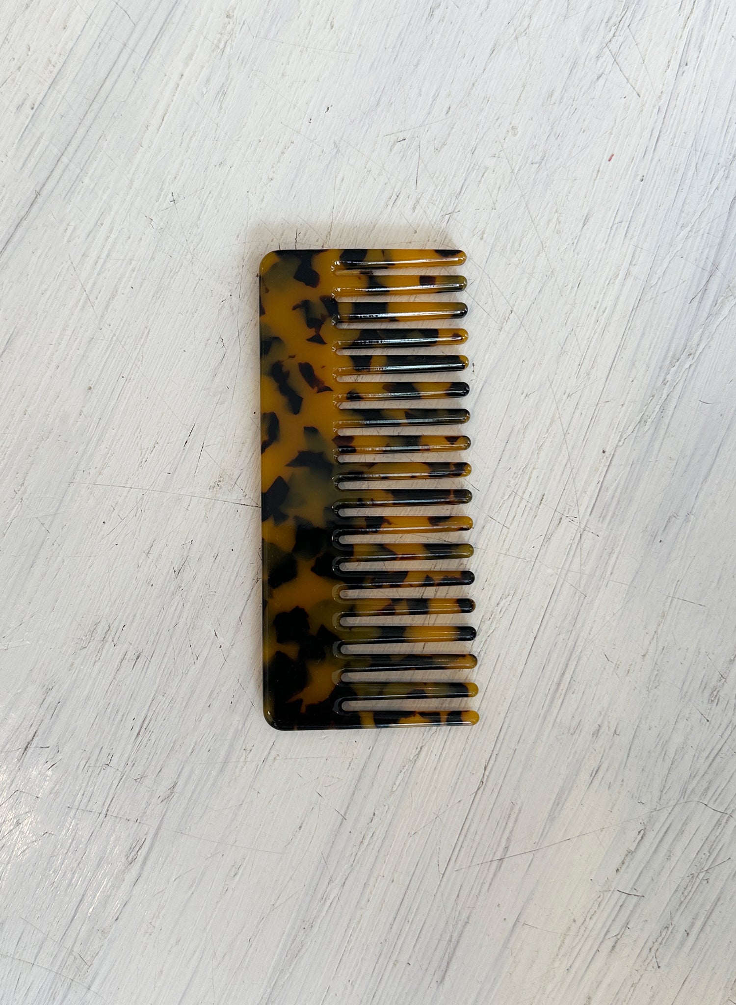 Classic Wide Tooth Comb | Tortoise Shell