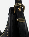 Sol Sana Crescent Bag | Black/Gold