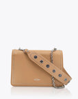 Sol Sana Flap Bag | Tan/Silver