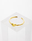 Irregular Heart Ring in Gold