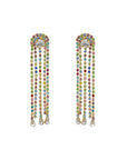 Mayol Paradisco Colourful Crystal Statement Earrings