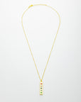 Lucy Bar Pendant Necklace in Gold