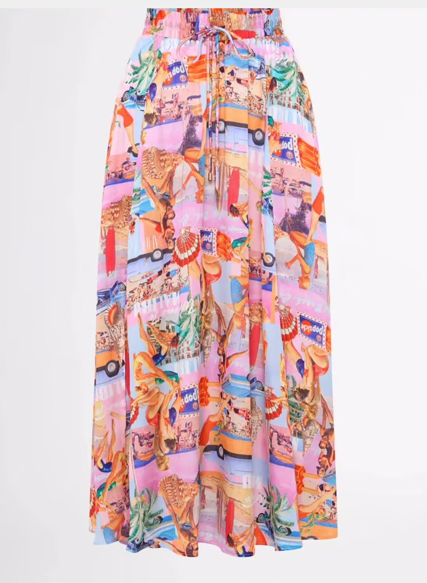 Sheike Malibu Dreaming Printed Midi Skirt