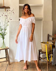 Straw London Odette Pink Cotton Maxi Dress