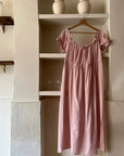 Straw London Odette Pink Cotton Maxi Dress