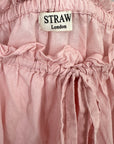 Straw London Odette Pink Cotton Maxi Dress