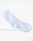 Microfibre Crew Socks | White