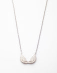 Angel Wing Necklace in Silver