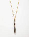 Gwen Necklace in Black/Gold