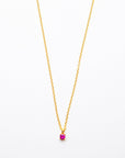 Isla Necklace in Hot Pink