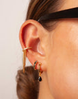 Evie Double Chain Ear Cuff in Gold