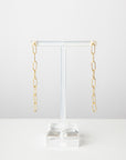 Chain Drop Earrings in Gold