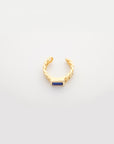 Indie Ear Cuff in Gold/Navy