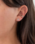 Reina Ear Cuff in Silver