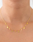 Starry Night Necklace in Gold